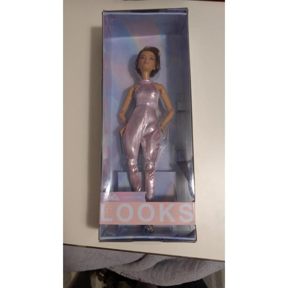 Barbie Looks Wave Four Doll in Pink Shimmer Jumpsuit